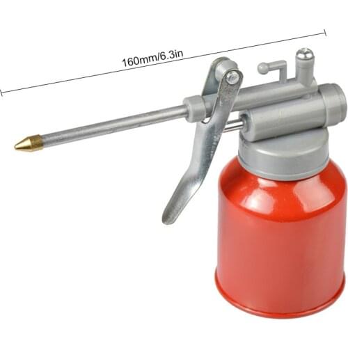 High - Pressure Machine Oil Can 350ML Plastic Hose Resistant To Copper Tip Nozzle Oiler Oil Spray Bottle Nozzle Machine Oil Pot