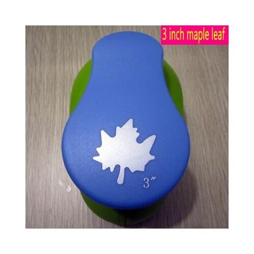 Free shipping 3 inch (about 6.3cm) maple leaf paper punch for scrapbook eva foam punch for DIY handmade Scrapbooking punches