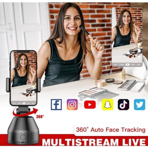 C360 360° Autotrack Selfie Stand Smart AI Gimbal Face Tracking Selfie Stick Tripod Phone Holder Camera Gimbal For Vlog Photo
