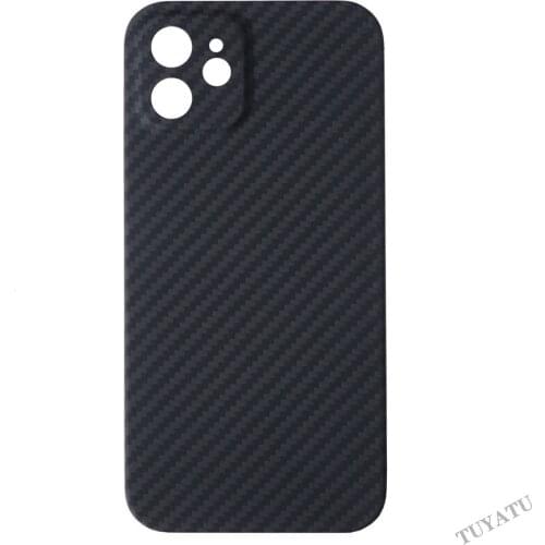 100% Real Carbon Fiber Case For IPhone 12 mini Pro Max Matte Black Phone Cover Compatible MagSafe Magnetic Charger iphone12pro