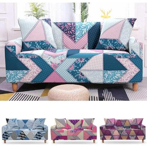 Ethnic Floral Bohemian Mandala Stretch Sofa Cover Elastic Couch cover Slipcover Sectional L Shape Sofa Cover