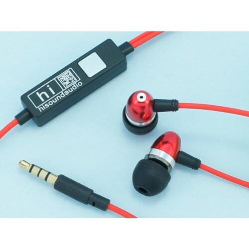Hisoundaudio hiphone 4 Hiphone-4 HiFi Grade In-Ear Earphones for Apple iPhone