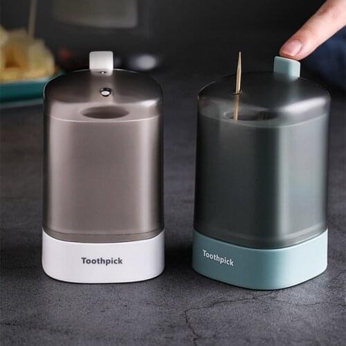 Box Toothpick Creative Automatically Pops Up Toothpick Box Convenient Life Home Living Room Dining Room Toothpick Storage Box