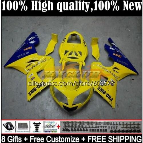 Body For Triumph Daytona600 Daytona 650 600 2002 2003 2004 2005 37CL.20 Daytona650 Daytona 600 02 03 04 05 Fairing New yellow