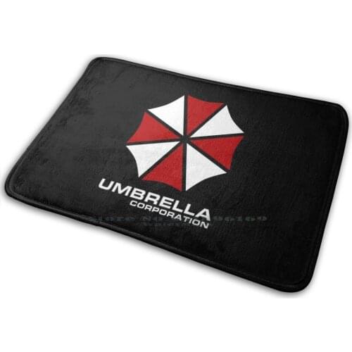 Umbrella Corporation Mat Rug Carpet Anti-Slip Bedroom Entrance Door Mat Umbrella Video Game Horror
