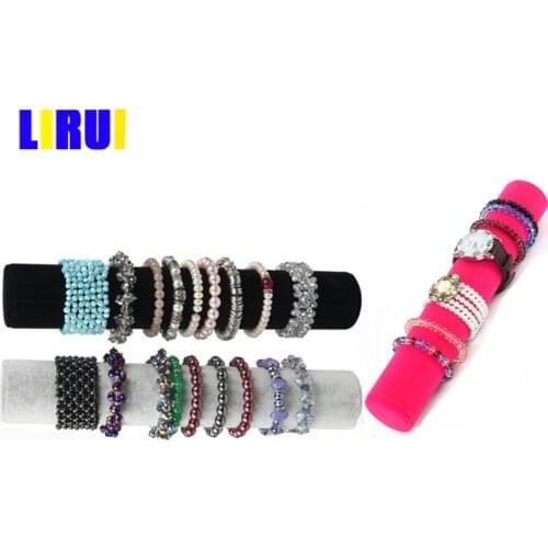 L30/36cm 5 Colors Velvet Bracelets Anklet Watch Rack Jewelry Display Jewelry Organizer Stand