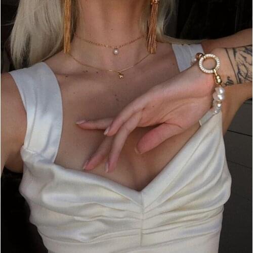 Summer Ladies Solid Color Vest Girls Sexy V-neck Backless Exposed Navel Sleeveless Crop Top Female Casual Ruched Slim Camisole