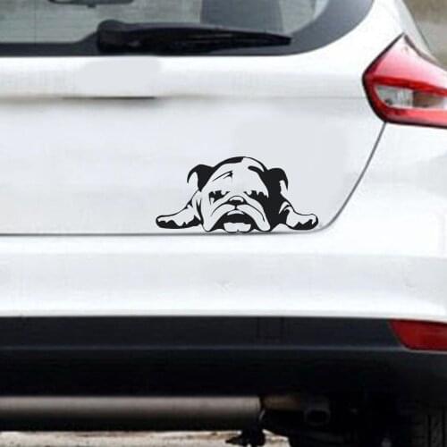 Auto Car Sticker 3D Animal Cartoon Cute Puppy Dog Personalized Decorative Anti Scratch Waterproof Sticker Car Styling