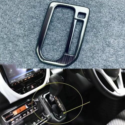 Stainless Steel Center Console Gear Shift Panel Cover Trim Sticker For Suzuki Hustler MR52S/MR92S 2020 2021