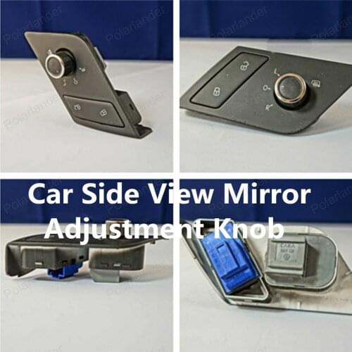 Polarlander 100% New Car Side View Mirror Knob for New L/aVida 18D962125 Door Lock Switch 18D959552 18D959565D