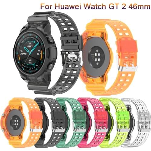 Strap For Huawei Watch GT2 Soft Silicone Watchband for Huawei Watch GT 2 46mm Smart Watch Band Sports Bracelet Wristband Correa