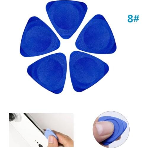 8# 5/10/30/50 Pcs Hard Plastic Scraper for Mobile Phone Pry Opening Tool for iPad Tablets PC Teardown Repair Kit