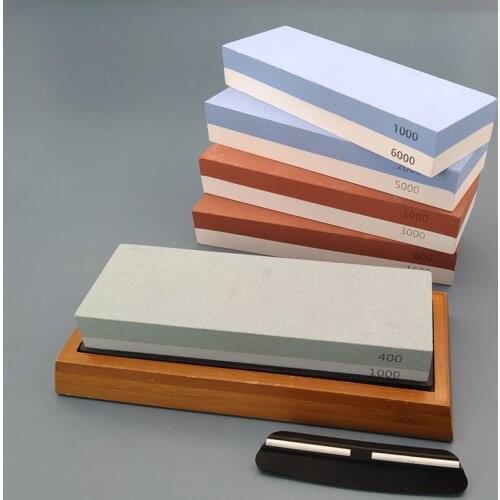 Knife Sharpening Stones Set Knife Sharpener 400/1000 3000/8000 Grit Grindstone Professional Whetstone Grinding Stone for Knives