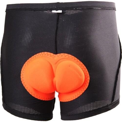 Unisex Black Bicycle Cycling Shorts Solid Cosplay Comfortable Underwear Sponge Gel 3D Padded Bike Short Underwear Cycling Shorts