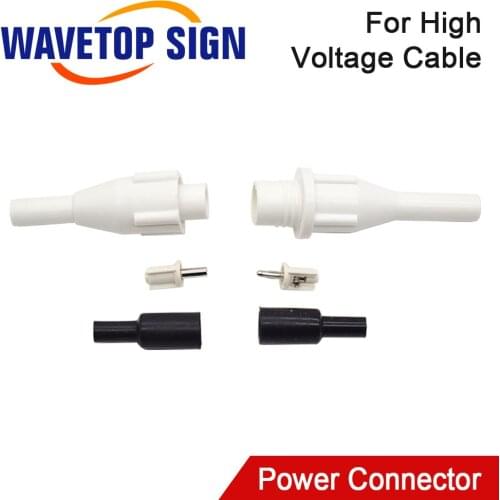 WaveTopSign Laser Power Supply Connector Adapter High Voltage Plug Socket Electricity WireFor CO2 Cutting Engraving machine Tube