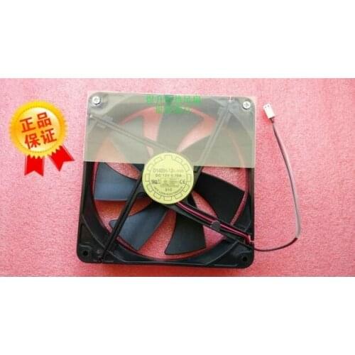 Y.L.FAN 140*140*25 D14BH-12 DC12V 0.70A 14CM 2 wire chassis power supply fan
