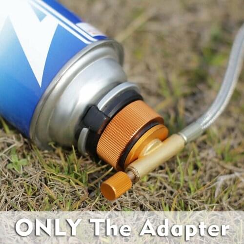 Camping Burner Cartridge Gas Fuel Canister Stove Cans Tank Adapter Converter