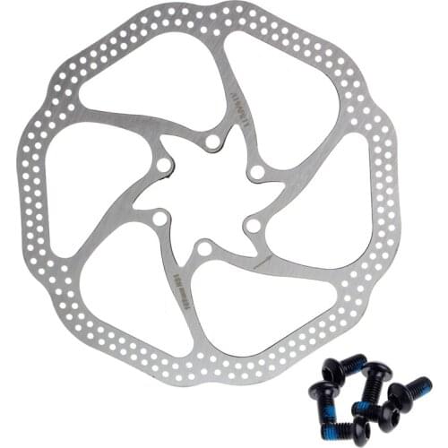 160mm Cycling Bicycle MTB Mountain Bike Stainless Steel Brake Disc Rotor 6 Bolts