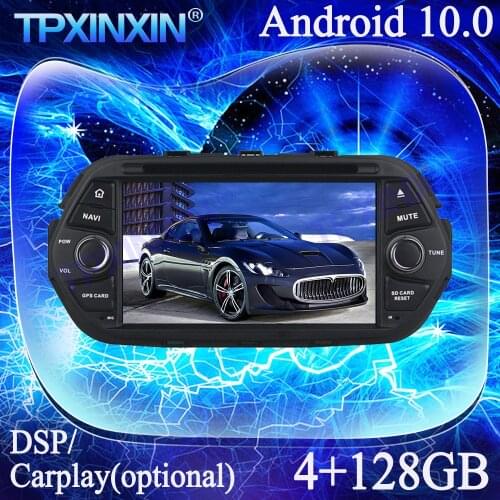 4G+128G For FIAT EGEA 2016 Android 10.0 PX6 IPS Carplay Multimedia Player Tape Recorder GPS Navigation Auto Radio Head Unit DSP