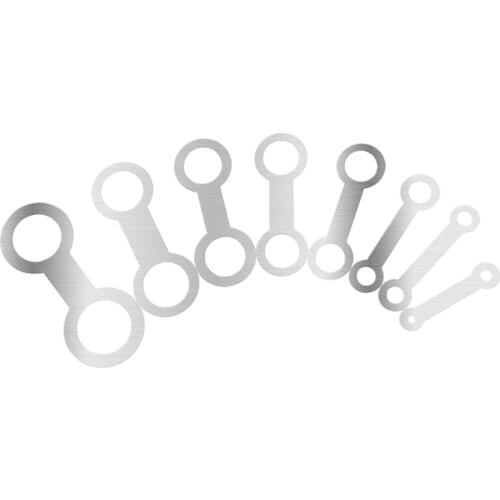 8Pcs Woodwind Saxophone Repair Tool for ALto/Soprano/Tenor Saxophone Replace Flat Pressure Leather Pad Leveling Tool