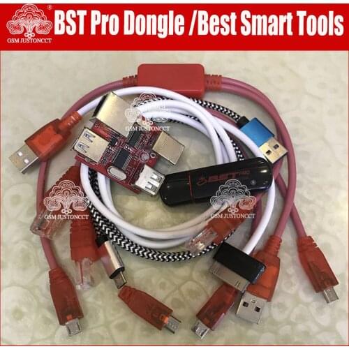 Free Shipping 2022 NEW Version BST Pro Dongle ( Best Smart Tools Professional Key ) with Cables