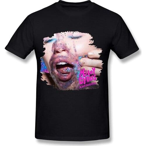 Fashion Mens T-Shirt Men Summer T-shirt Miley Cyrus Her Dead Petz Tour T Shirt for Men
