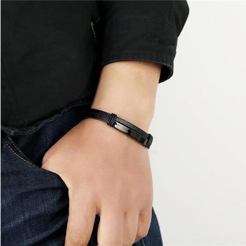 HJUEY Engraved Bracelets