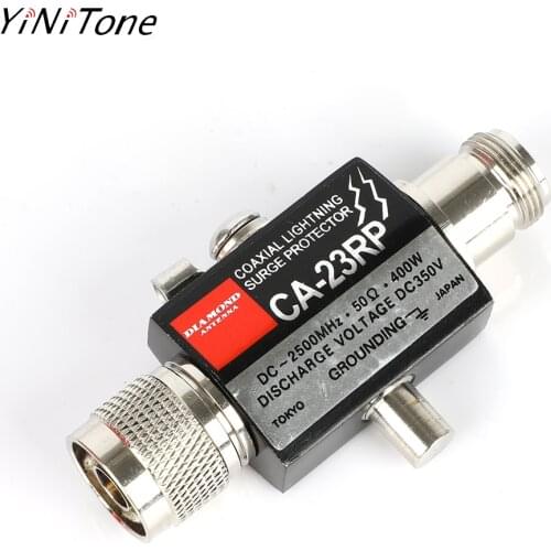 CA-23RP 0-2.5GHZ 400W 50ohm DC-2500MHz N Connector Coaxial Arrestor Lightning Surge Protector N-Male Plug to N Female