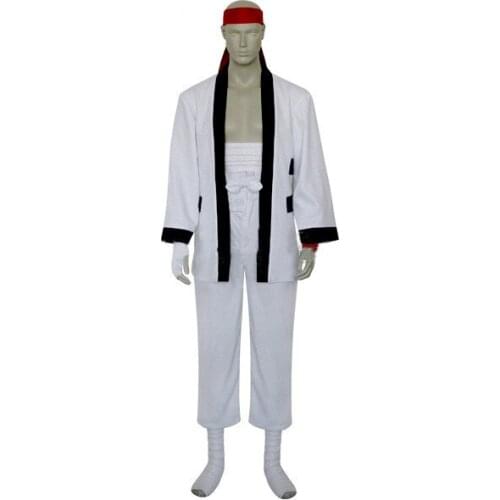 Rurouni Kenshin Higashidani Sanosuke Sagara Zanza Uniform Outfit Cosplay Costume C012