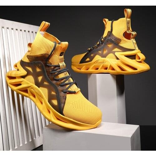 Thick Bottom Running Shoes for Men White Sneakers Outdoor Sport Shoes Man Training Athletic Jogging Shoes Zapatillas