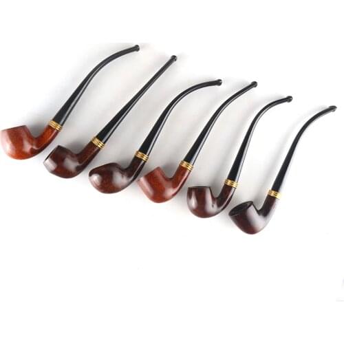 Tobacco smoking Briar pipe smooth finished small series pipe shape #MN special offer free shipping tools include