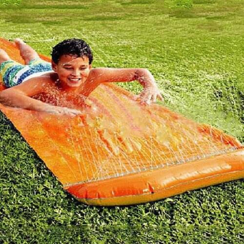Summer swimming pool children’s games fun toys backyard PVC outdoor lawn spray mats water skis children’s water slide games toys