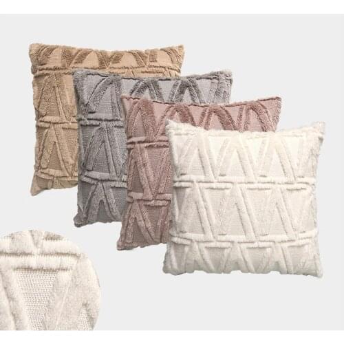 Posh Soft Plush Fur Fleece Pillow Cover 43x43cm Square Room Decorative Cushion Cover Throw For Home Goods Pillowcase