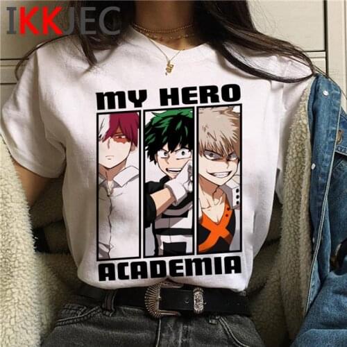 My Hero Academia Bakugou Boku No Hero Academia summer top t shirt female vintage plus size grunge summer top top tees plus size
