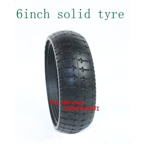 New High Performance 6 Inch Solid Tire with Good Quality for Hoverboard Self Balancing Electric Scooter Spare Parts