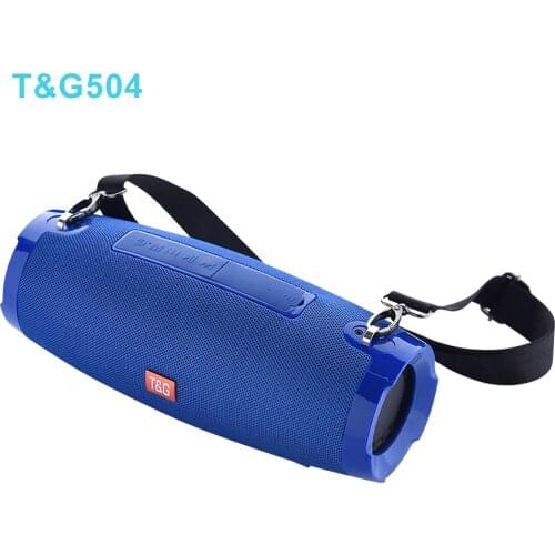 Hopestar TG504 10W Outdoor Portable Column Wireless Bluetooth Speaker USB TF FM Radio Music Stereo Subwoofer For PC MP