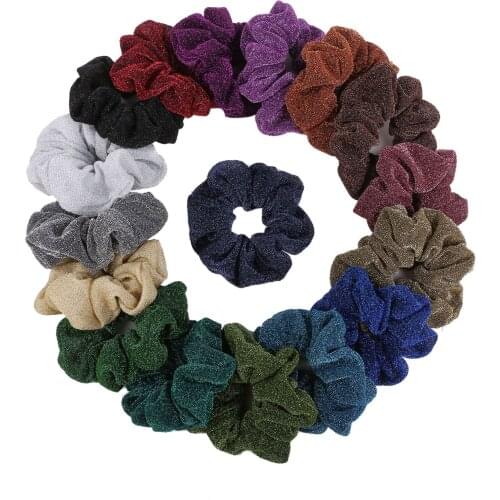 Scrunchie Hair Bands For Girls Hair Accessories For Women Elastici Per Capelli Moda Coreana Mujer Cerchietto Capelli Adult