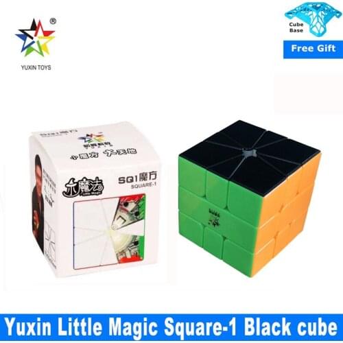 Yuxin Little Magic SQ-1 Magnetic Yuxin Square1 Magnetic Speed Cube Black Version Education Toys for Children
