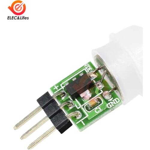 1Pcs AM312 Mini IR Pyroelectric Infrared PIR Motion Human Sensor module DC 2.7V-12V Automatic Detector Sensor Module