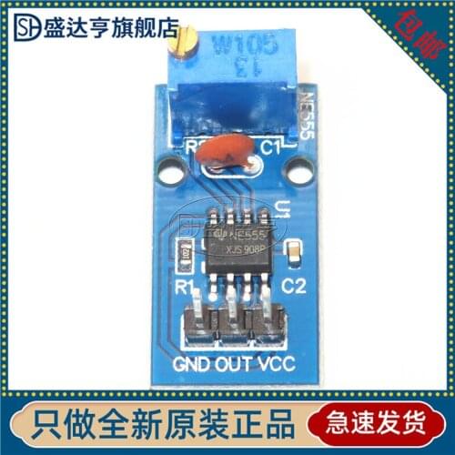 10Pcs/Lot NE555 Frequency adjustable, pulse generator module NE555