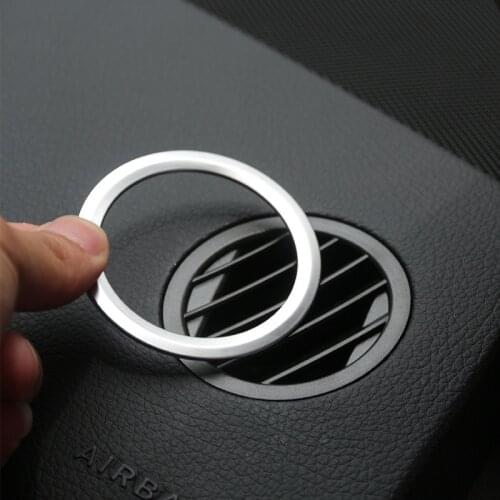 2pcs Car AC Air Vent Outlet Cover Trim Decoration For Mercedes W124 Benz GLK X204 ML GL X164 Accessories ABS Car Styling