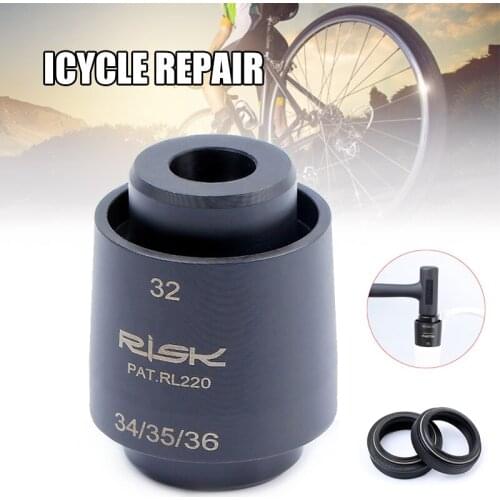4 in 1 Shock Bicycle Front Fork Dust Seal Installation Tool Kit For Fox Rockshox 32/34/35/36mm Pipe Diameter Driver Tool