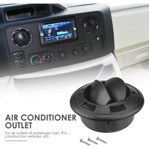 75mm Bus RV A/C Air Vent Outlet with Honeycomb Universal Air Conditioning Grille for Outdoor Personal Car Ornaments