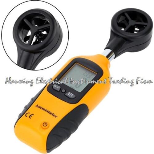 HT81 anemometer ht-81 digital anemometer wind speed meter air flow meter LCD Display Velocity Temperature Measuring tacometro