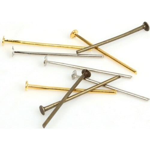 New arrival Approx 520pcs/lot Eye Pin Findings Antique Bronze Plated 20MM Jewelry Findings ,Yiwu FZB001-19