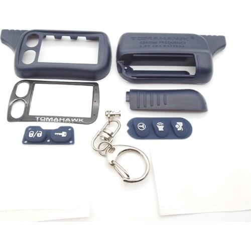 TZ9010 Case Keychain Tamarack for 2 way Car Alarm System Tomahawk TZ-9010 TZ-9030 TZ9030 key Fob TZ 9010 9030 LCD Remote Control