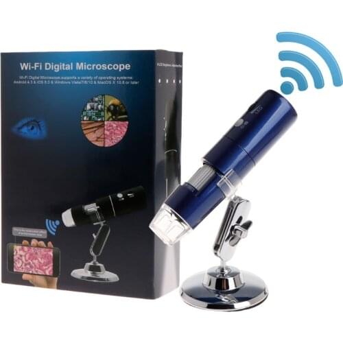 Newest WIFI Digital 1000x USB Microscope Magnifier Camera 3 colors 8 led 1080P for iPhone iPad Android ios phone repair tools