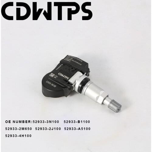 4 Pieces Tire Pressure Sensors 52933-3N100,52933-B1100,433MHz,for KIA CARENS CEED (2012- ),KIA SORENTO (2013-2015), HYUNDAI