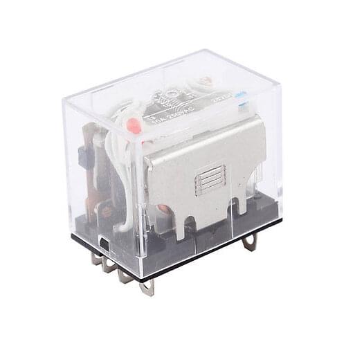 DC 24V 14 Pin 4PDT General Purpose Power Electromagnetic Relay HH64P Free Shipping
