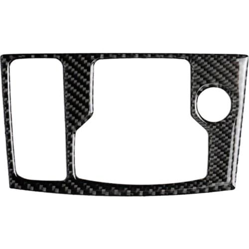 Carbon Fiber Multi-media Gearbox Left Car Sticker Decoration for Mazda 3 Axela